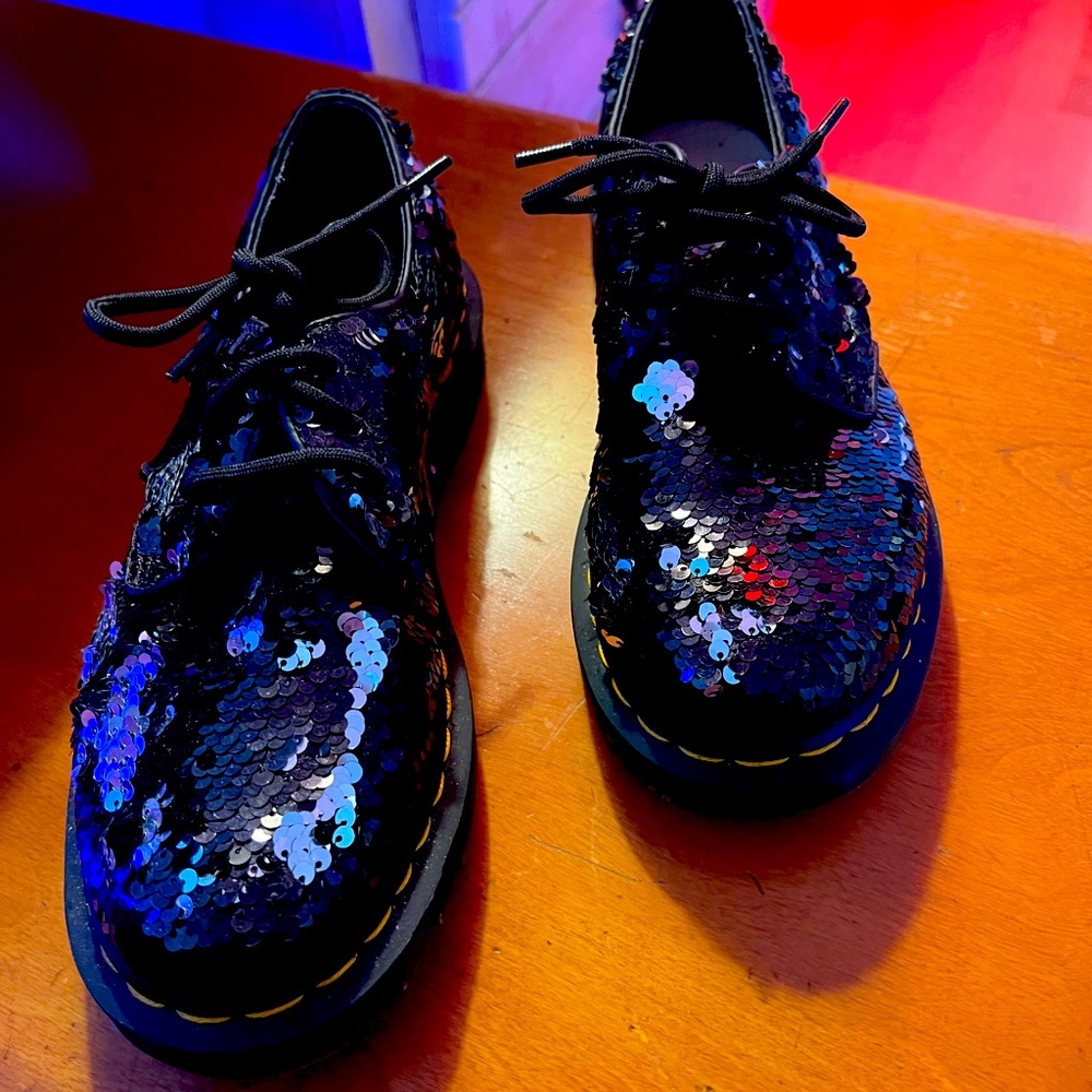 Genuine Dr. Marten sequin shoes like new